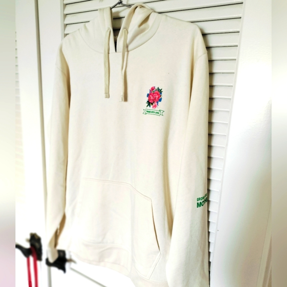 Vans We BloomTogether Hoodie Sweatshirt XL White